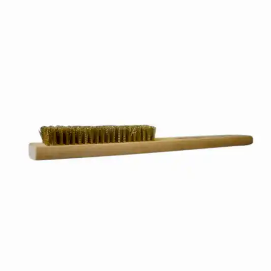 Escobilla de Bronce y Madera